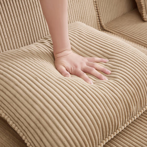 Armless Sofa With Pillow Corduroy - Camel