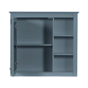 Bathroom Vanity With Medicine Cabinet, Royal Mirror Cabinet, Modern Bathroom Storage Cabinet With 2 Soft Closing Doors And 4 Drawers