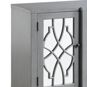 Magdi - Console Cabinet - Antique Gray - Best Buy Furniture
