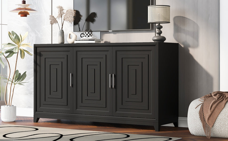 Vibe Haus TV Stand for TVs Up to 65 Inches