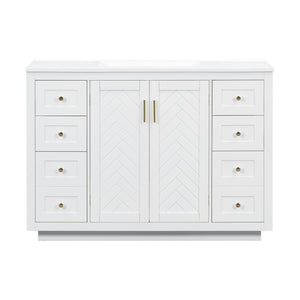 48" Bathroom Vanity with Sink Top