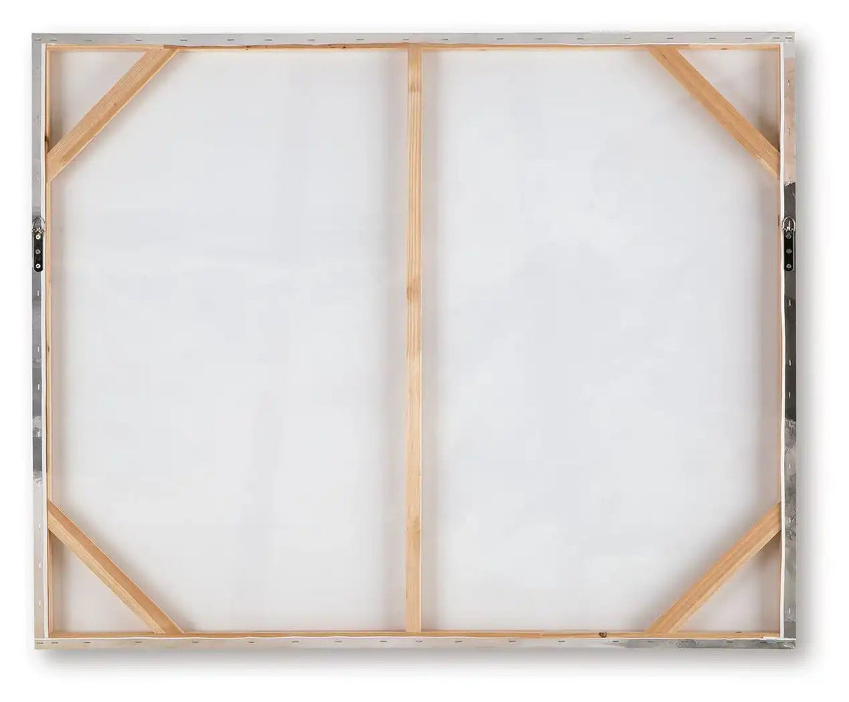 Worthner - Wall Art - Tan / Gray / White
