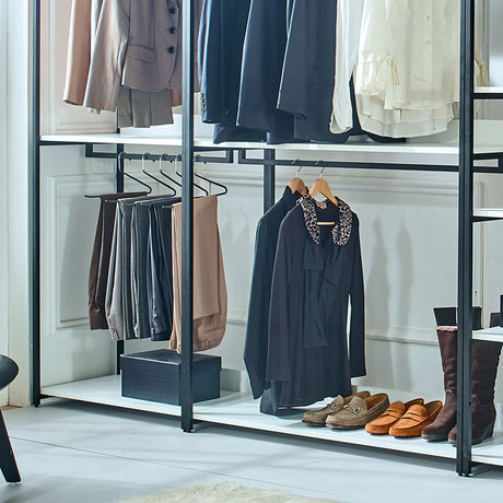 Fiona - Freestanding Walk-In Closet System - White