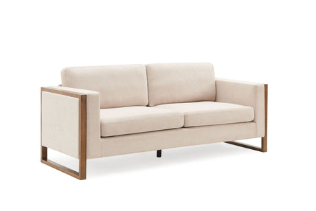 Modern Sofa With Solid Wood Legs, 3 Seater - Best Buy Furniture
