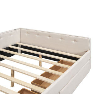 Platform Bed With USB Ports