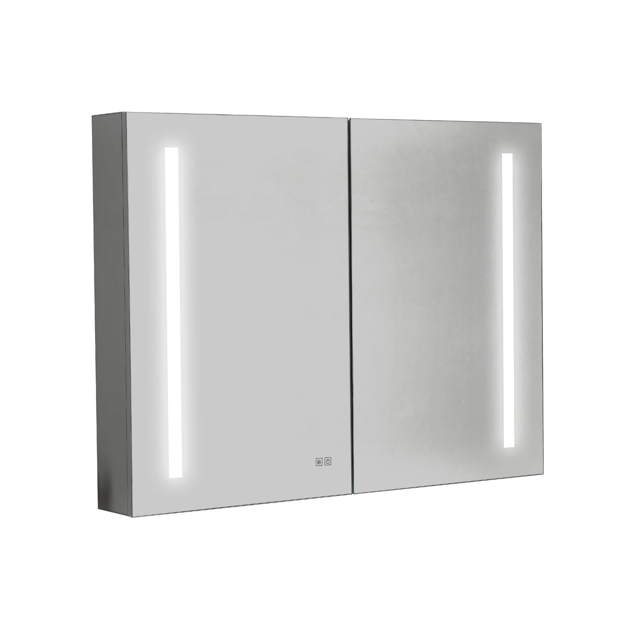 LED Lighted Bathroom Medicine Cabinet - 40 x 30 Inch