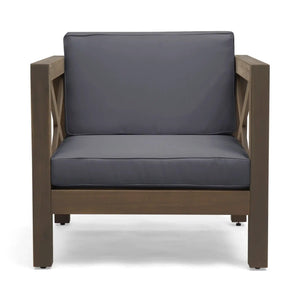 Brava - Mid - Century Modern Club Chair With Water Resistant Cushions - Best Buy Furniture
