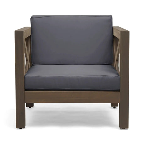Brava - Mid - Century Modern Club Chair With Water Resistant Cushions - Best Buy Furniture
