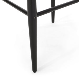Upholstered Bar Stools With Backs For Kitchen Island (Set of 2)