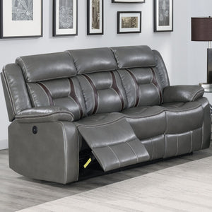 Living Room Set With Pillow Armrest And Tufted Backrest
