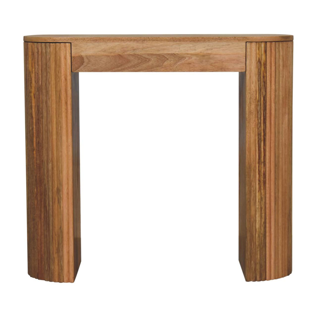 Solid Wood Soba Straight Console Table, 1-Drawer