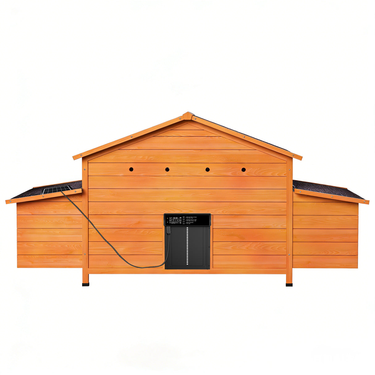 Automatic Chicken Coop with Solar-Powered Door and Ventilation