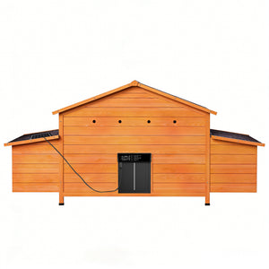 Automatic Chicken Coop with Solar-Powered Door and Ventilation