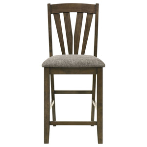 Maxine - 5 Piece Counter Height Dining Set - Brown