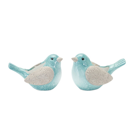 Whimsical-Terra-Cotta-Garden-Bird-Planter-(Set-of-2)-Garden-Decor