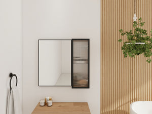 10'' Bathroom Wall Mirror Cabinet with Acrylic Door