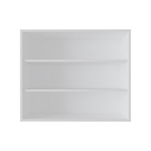 Chinle Wall Cabinet in Melamine with Open Storage