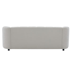 Mirelle 80 In. Modern Curved Chenille Sofa Couch