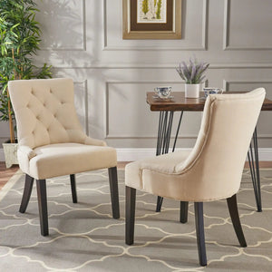 Cheney - Contemporary Dining Chair Tufted Upholstery (Set of 2) - Best Buy Furniture