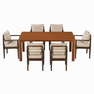 7-Piece Mid-Century Dining Set