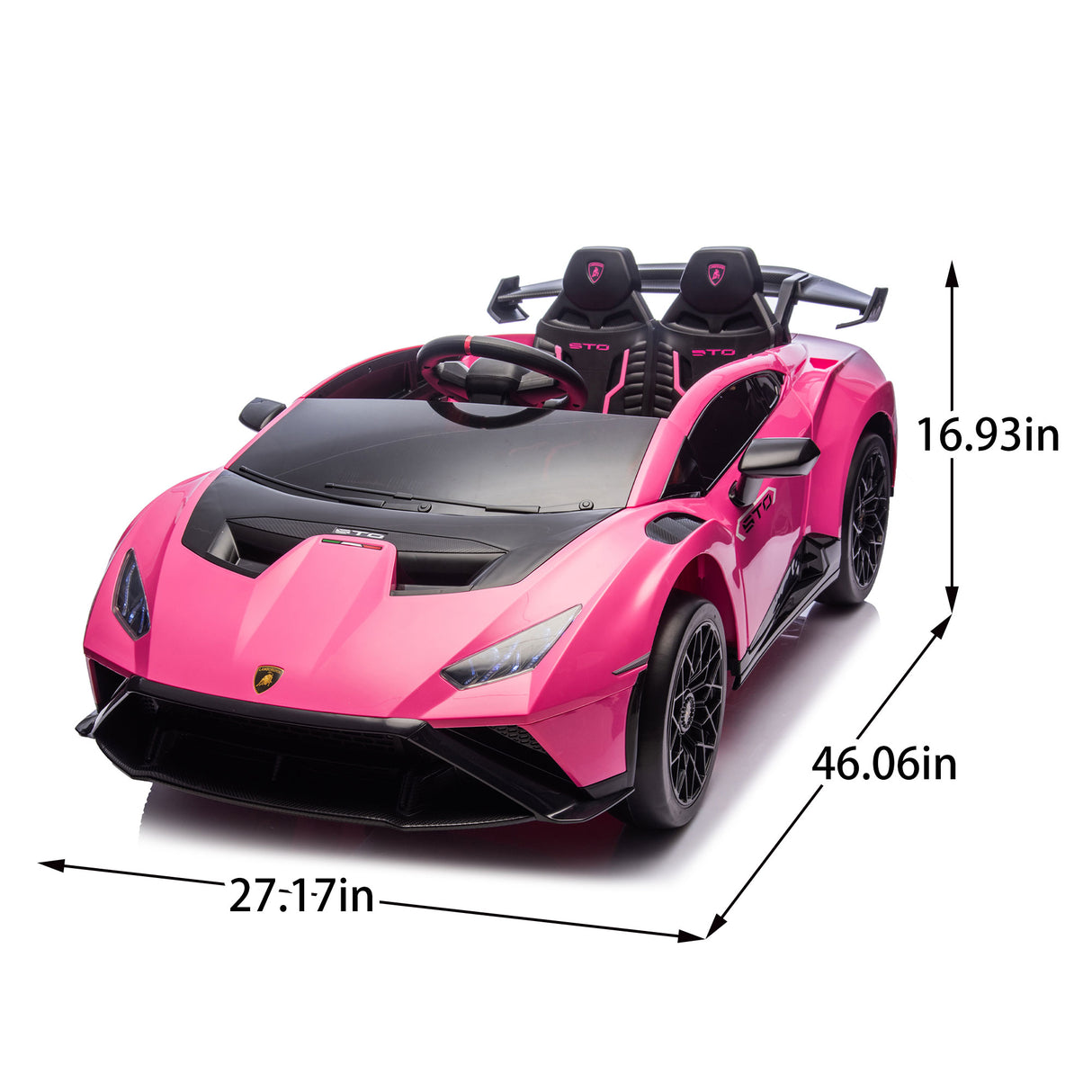 Lamborghini Huracan Sto 24V Kids Electric Ride-On Drift Car