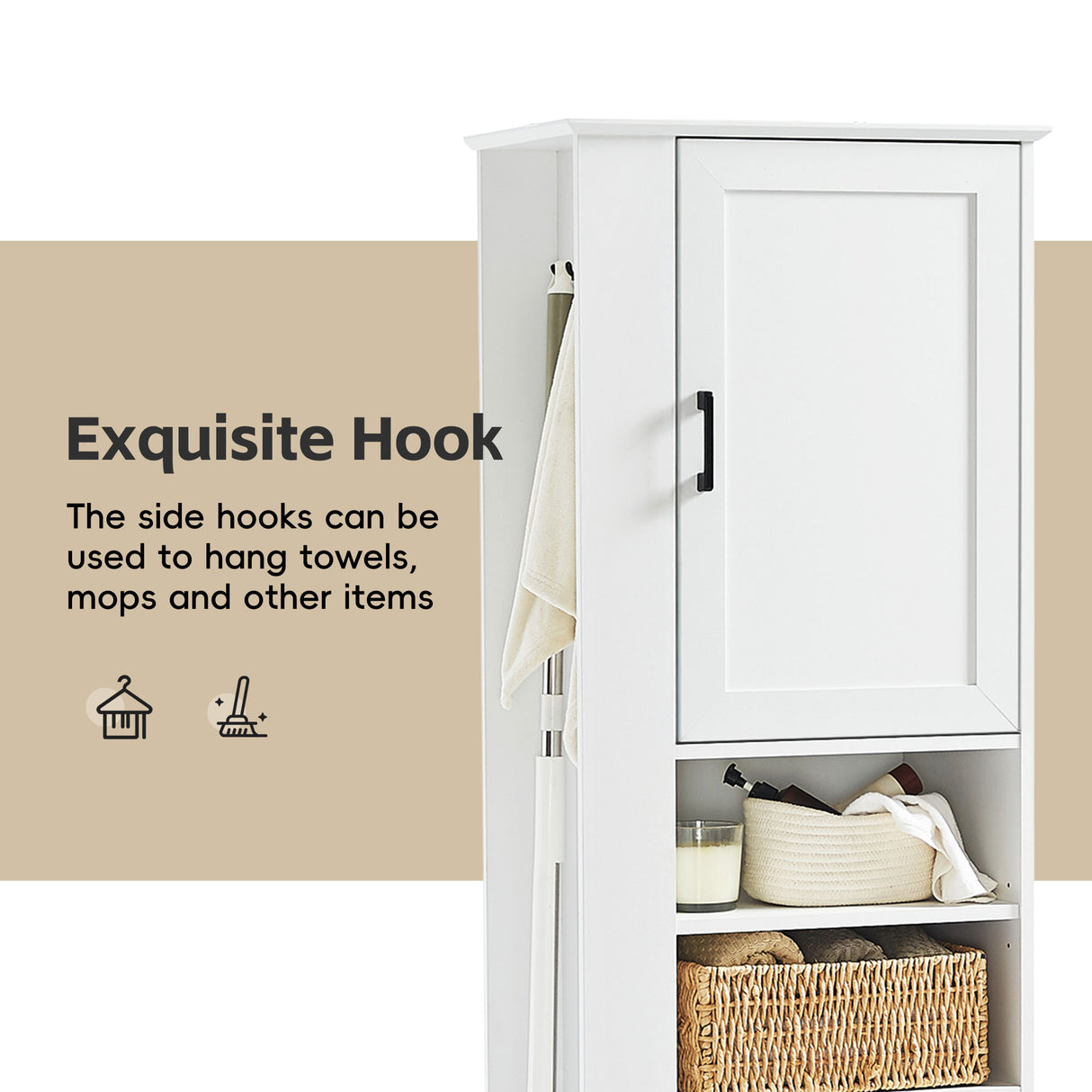 Tall Bathroom Storage Cabinet