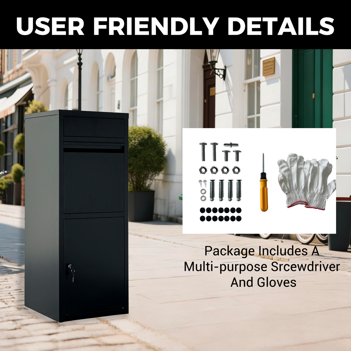 Cold-Rolled Steel Package Delivery Box