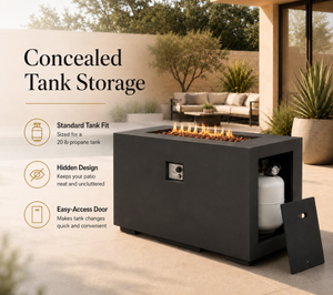 42-Inch Outdoor Fire Pit Table
