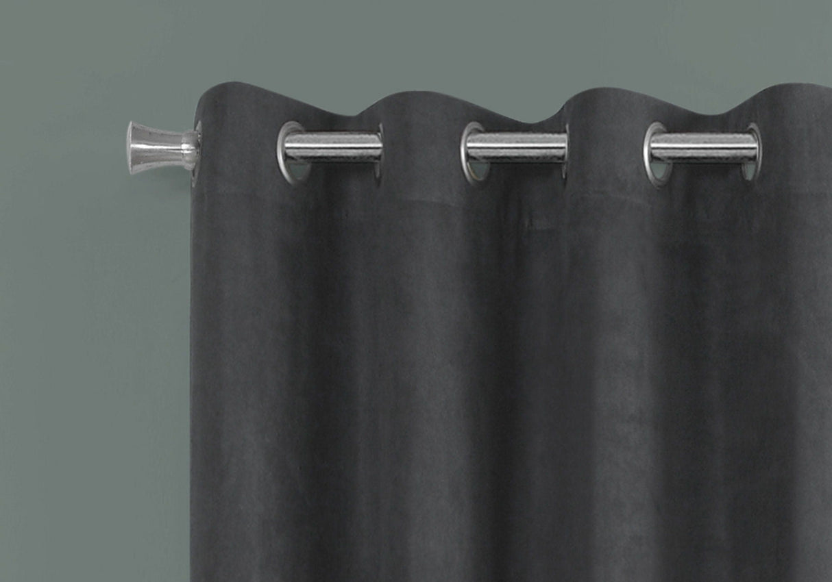 2 Pieces Set, Curtain Panel, Room Darkening, Grommet - Best Buy Furniture