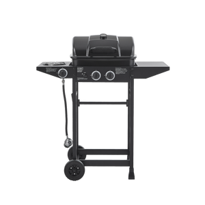 2 Burner Propane Gas BBQ Grill with Side Burner