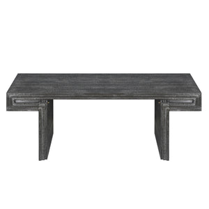 American Vintage Industrial Coffee Table, Double Tier Design
