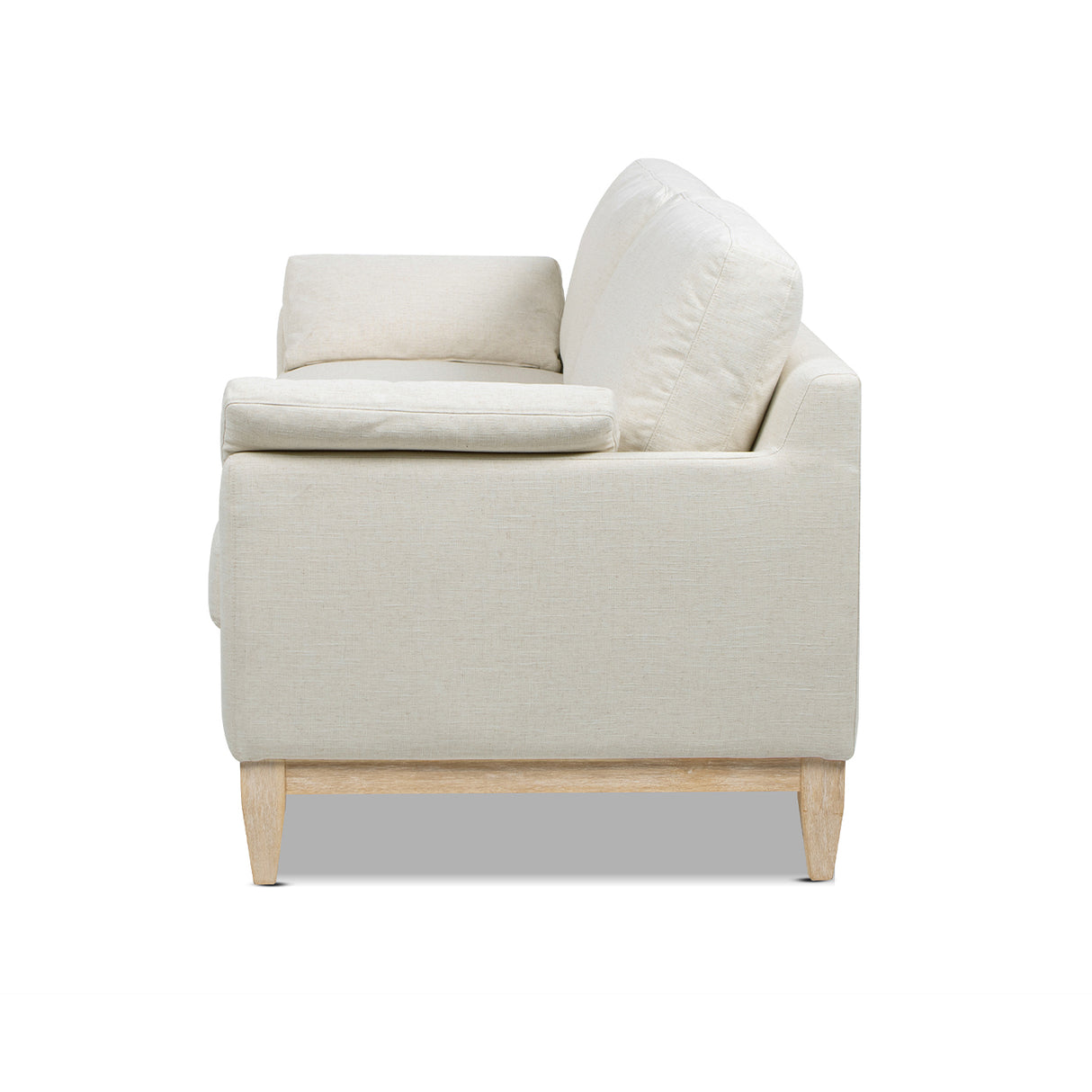 Pasadena 75.5" Modern Farmhouse Sofa in Flax