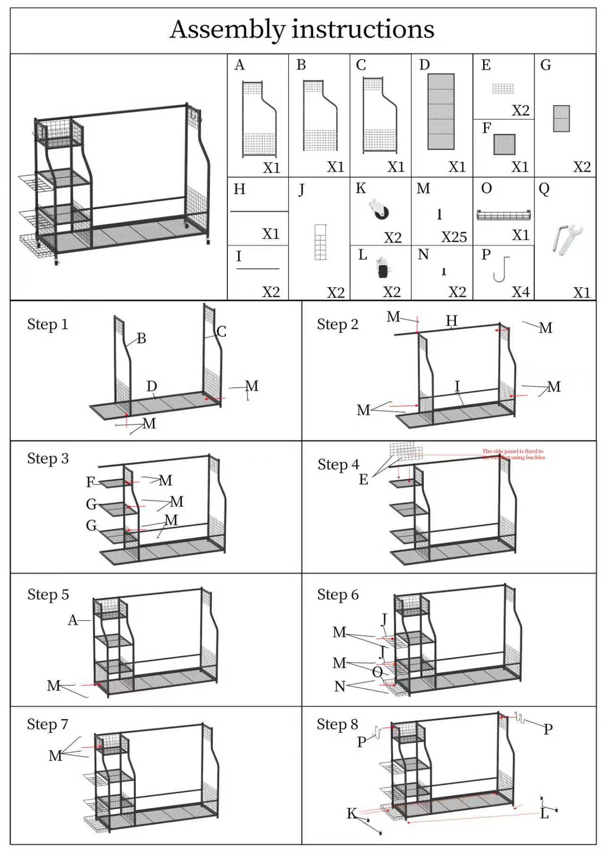 4 Golf Bag Organizer Garage Storage