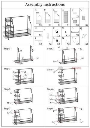 4 Golf Bag Organizer Garage Storage