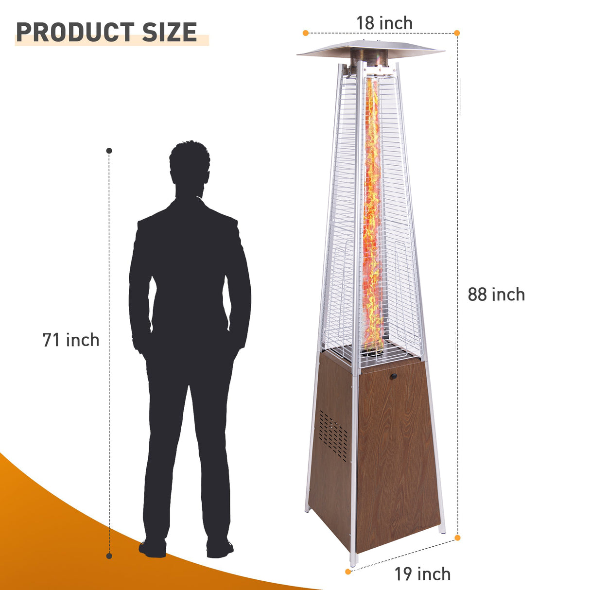 Patio Heater 48,000 BTU Outdoor Heaters
