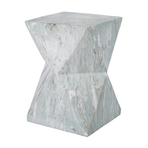 Modern Geometric Hourglass Accent Table