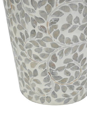 D9.8x19.7" Decorative Paper Powder Vase with Tapered Design
