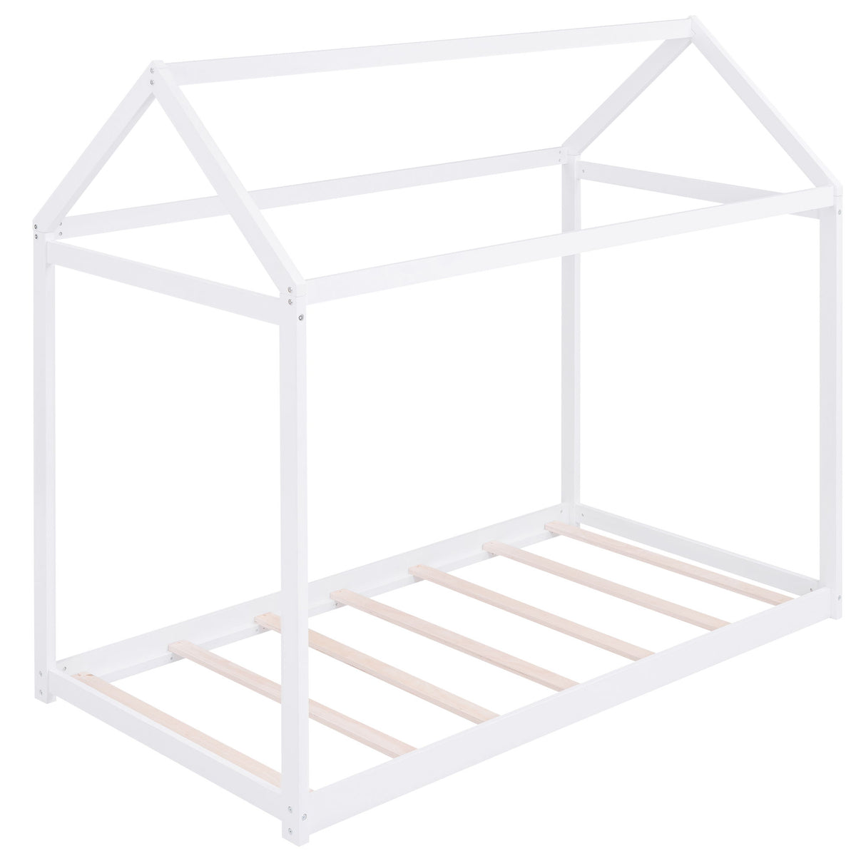 Wooden House Shaped Bed