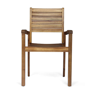 Outdoor Dining Chair, Stacking Design For Patio