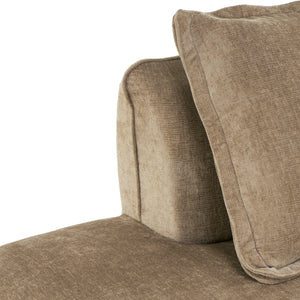 122" Modern L-Shaped Sectional Sofa with Chaise Lounge