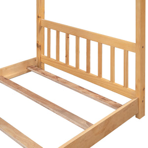 House Platform Bed With Headboard And Footboard, Roof Design