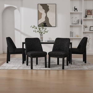 Wide Minimalist Dining Chair