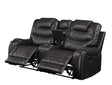 Braylon - Recliner Loveseat With Cupholder Console - Brown - Best Buy Furniture