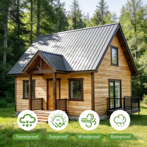 10 Pcs Metal Roofing Panels - Corrugated Galvanized Steel