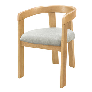 Modern Barrel Dining Chairs Set of 2