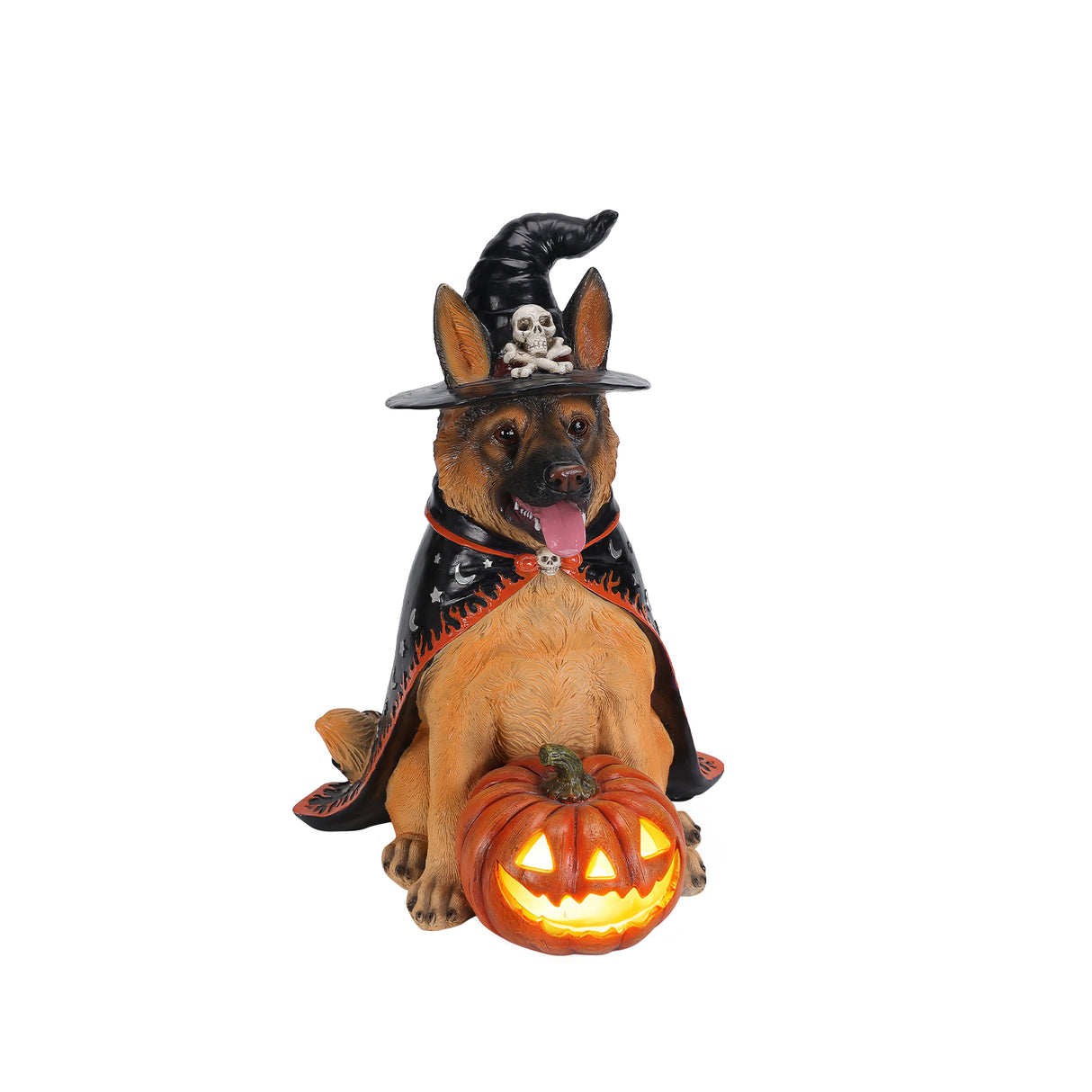 Halloween German Shepherd Dog Statue