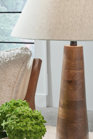 Danset - Wood Lamp - Best Buy Furniture