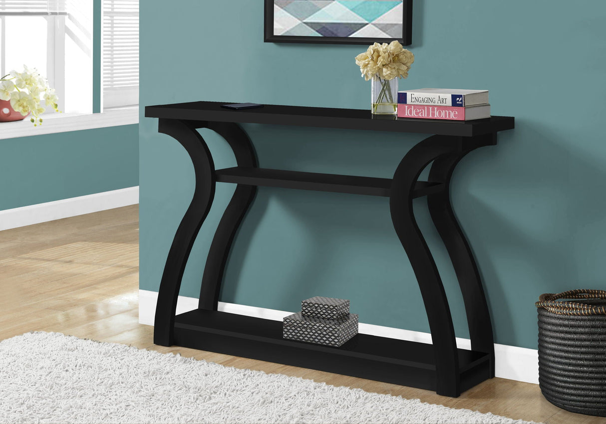 Accent Console Table For Entryway, Unique Curved Design - Best Buy Furniture