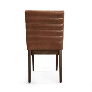 Upholstered Dining Chairs With Rubber Legs (Set of 2)
