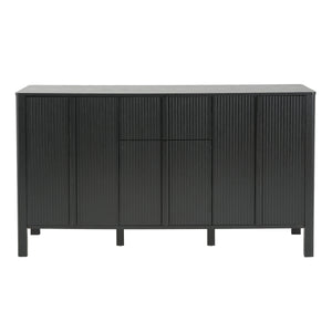 Black Sideboard, 59.06'' Storage Credenza
